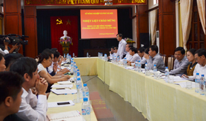 Đoàn công tác làm việc với lãnh đạo Sở NN&PTNT TP Hà Nội sáng 29/10.