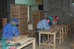 Công ty TNHH Sơn Thủy (Kỳ Sơn) không ngừng mở rộng thị trường tiêu thụ sản phẩm, đảm bảo việc làm ổn định cho trên 80 lao động địa phương.