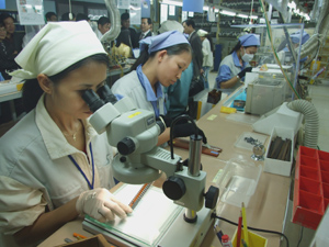 Công ty TNHH Sankoh Việt Nam, 100% vốn đầu tư Nhật Bản hoạt động hiệu quả tại KCN bờ trái Sông Đà.