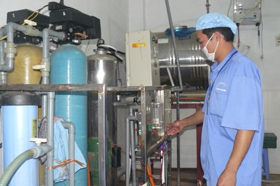 Công ty TNHH nước khoáng Kim Bôi đầu tư đổi mới công nghệ sản xuất nâng cao chất lượng sản phẩm.