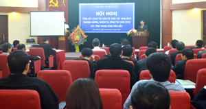 Đồng chí Nguyễn Xuân Hồng - Cục trưởng Cục BVTV phát biểu chỉ đạo hội nghị.