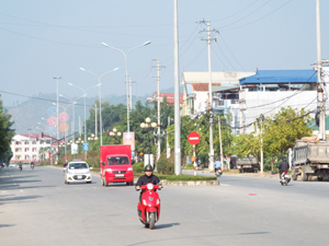 Đường Thịnh Lang đưa vào khai thác tạo nét văn minh cho hạ tầng TP Hòa Bình.

