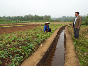 Hệ thống thủy lợi vùng Cộng Hòa - Lạc Sơn được đầu tư và phát huy hiệu quả, bảo đảm nước cho sản xuất vụ xuân 2016.