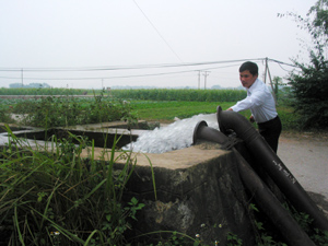Chương trình kiên cố hoá kênh mương thúc đẩy sản xuất nông nghiệp thị trấn Lương Sơn (Lương Sơn).