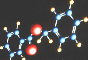 Cấu trúc phân tử B benzyl benzoat.
