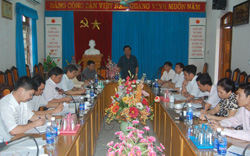 Đ/C Đinh Duy Sơn, Phó Chủ tịch HĐND tỉnh phát biểu kết luận sau khi đoàn kiểm tra làm việc với lãnh đạo Sở GT-VT