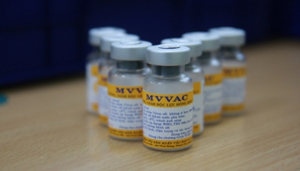 Vắc-xin sởi đơn do Việt Nam sản xuất.
