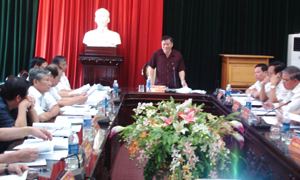 Đồng chí Bí thư tỉnh ủy kết luận hội nghị.