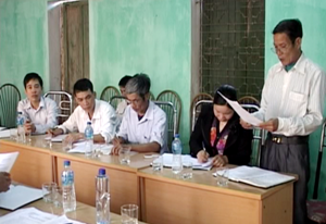 Đảng ủy xã Hợp Thành (Kỳ Sơn) họp đánh giá kết quả công tác,  triển khai nhiệm vụ những tháng tiếp theo.