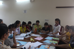 Trẻ em huyện Lương Sơn tham gia diễn đàn trẻ em tỉnh năm 2015 với chủ đề “Lắng nghe trẻ em nói”. 

