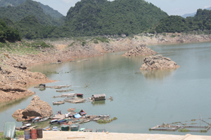 Mặc dù có lợi thế  về nuôi trồng thủy sản nhưng diện tích nuôi trồng ở xã Thung Nai không có nhiều.