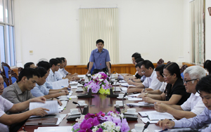 Đồng chí Nguyễn Văn Dũng, Phó Chủ tịch UBND tỉnh, Trưởng BCĐ phát triển KTTT tỉnh phát biểu chỉ đạo hội nghị.