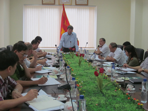 Đồng chí Trần Đăng Ninh, Phó Chủ tịch UBND tỉnh phát biểu kết luận hội nghị.
