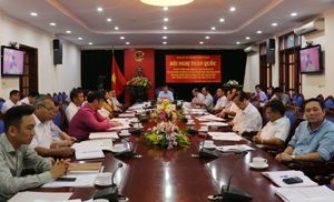 Dự hội nghị tại đầu cầu tỉnh ta có đồng chí Trần Đăng Ninh, Phó Bí thư TT Tỉnh ủy và lãnh đạo các sở, ngành của tỉnh.

 
