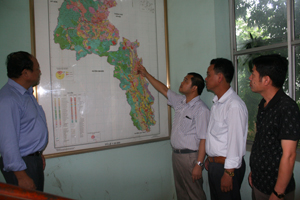 Huyện Lương Sơn làm tốt công tác quy hoạch, hỗ trợ nhà đầu tư tìm hiểu vào địa bàn. Ảnh: P.V

