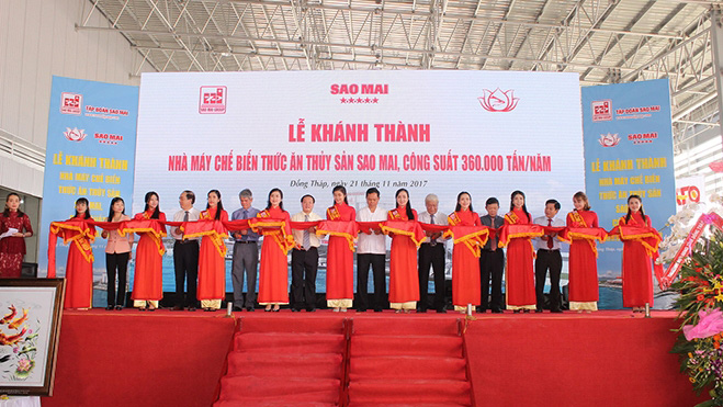 Over US$35.2 million aquatic feed factory opens in Dong Thap